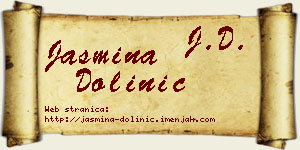 Jasmina Dolinić vizit kartica
